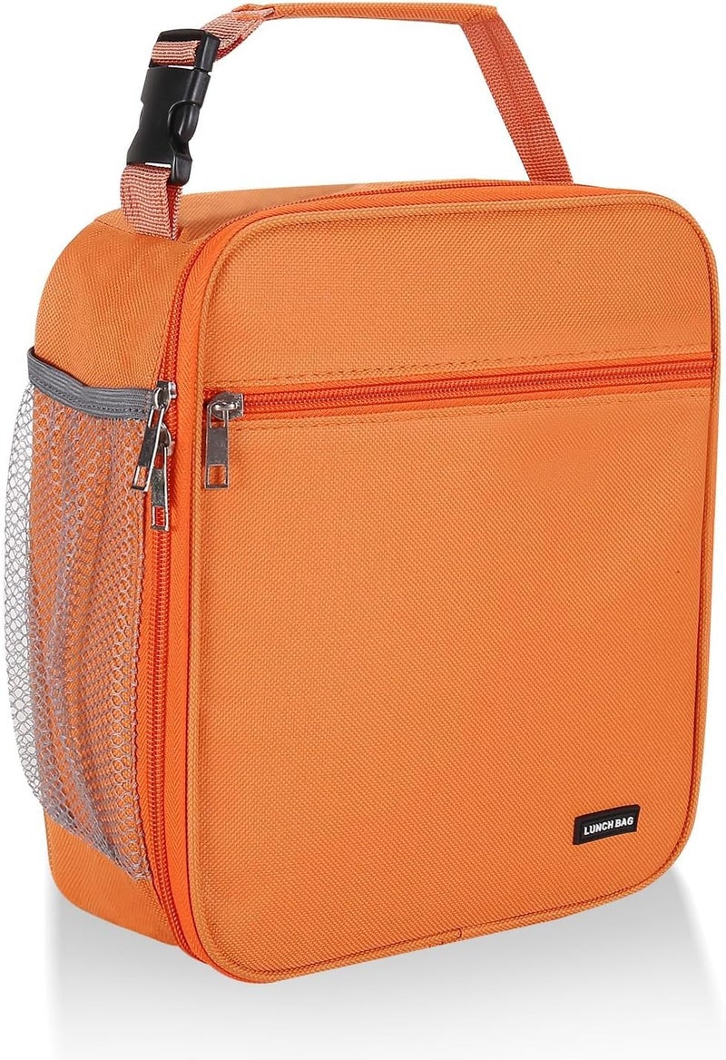 Lovoeo Lunch box Lunch bag for men women Insulated Lunchbox Lunch bags for Work Picnic Travel (Orange) - Image 1